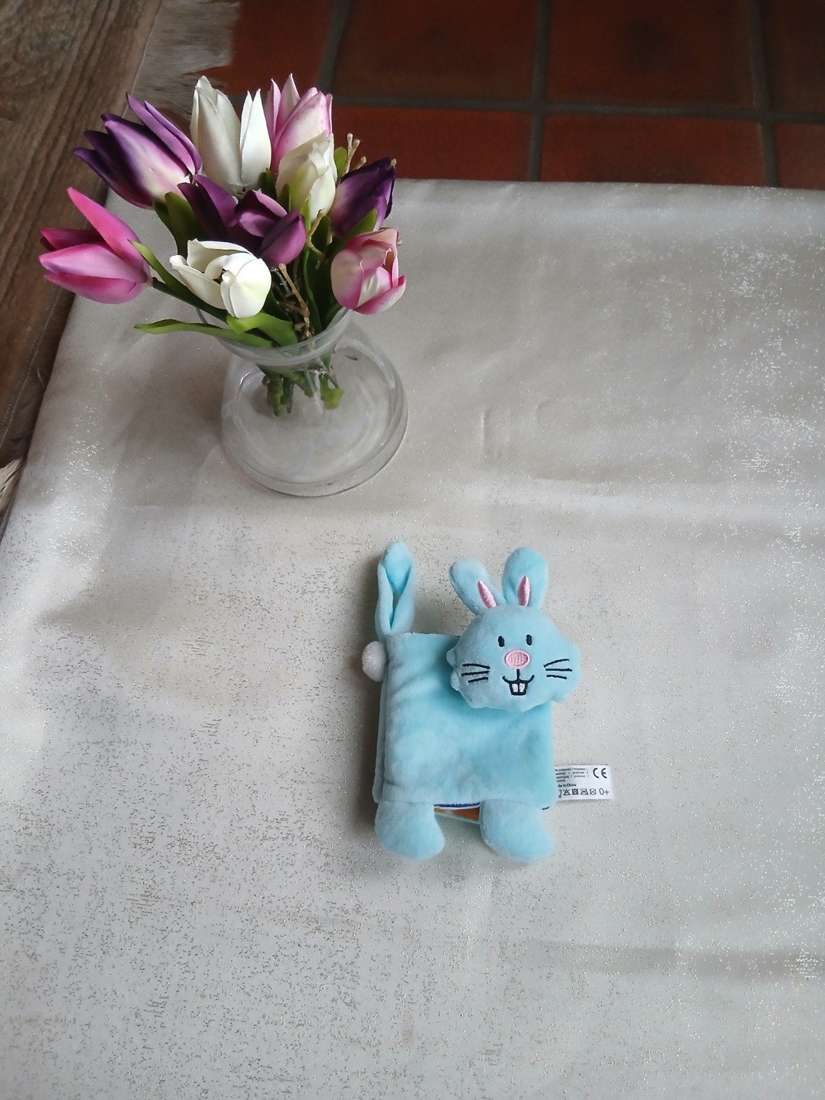 Knuffelboekje konijntje, Kinderen en Baby's, Speelgoed | Knuffels en Pluche, Ophalen of Verzenden