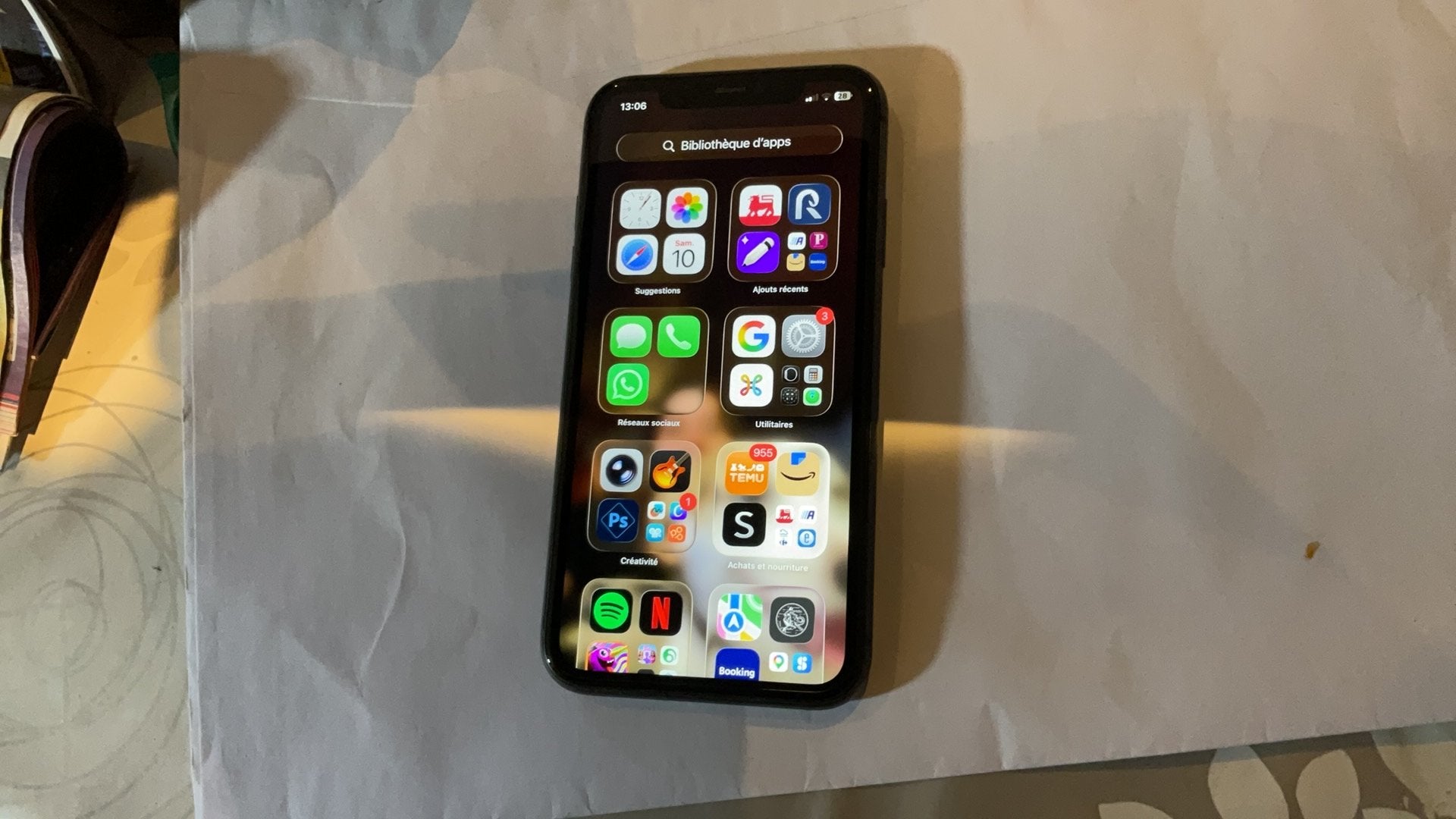 iPhone 11   128go couleur noire, Télécoms, 128 GB, Enlèvement ou Envoi, IPhone 11, Utilisé