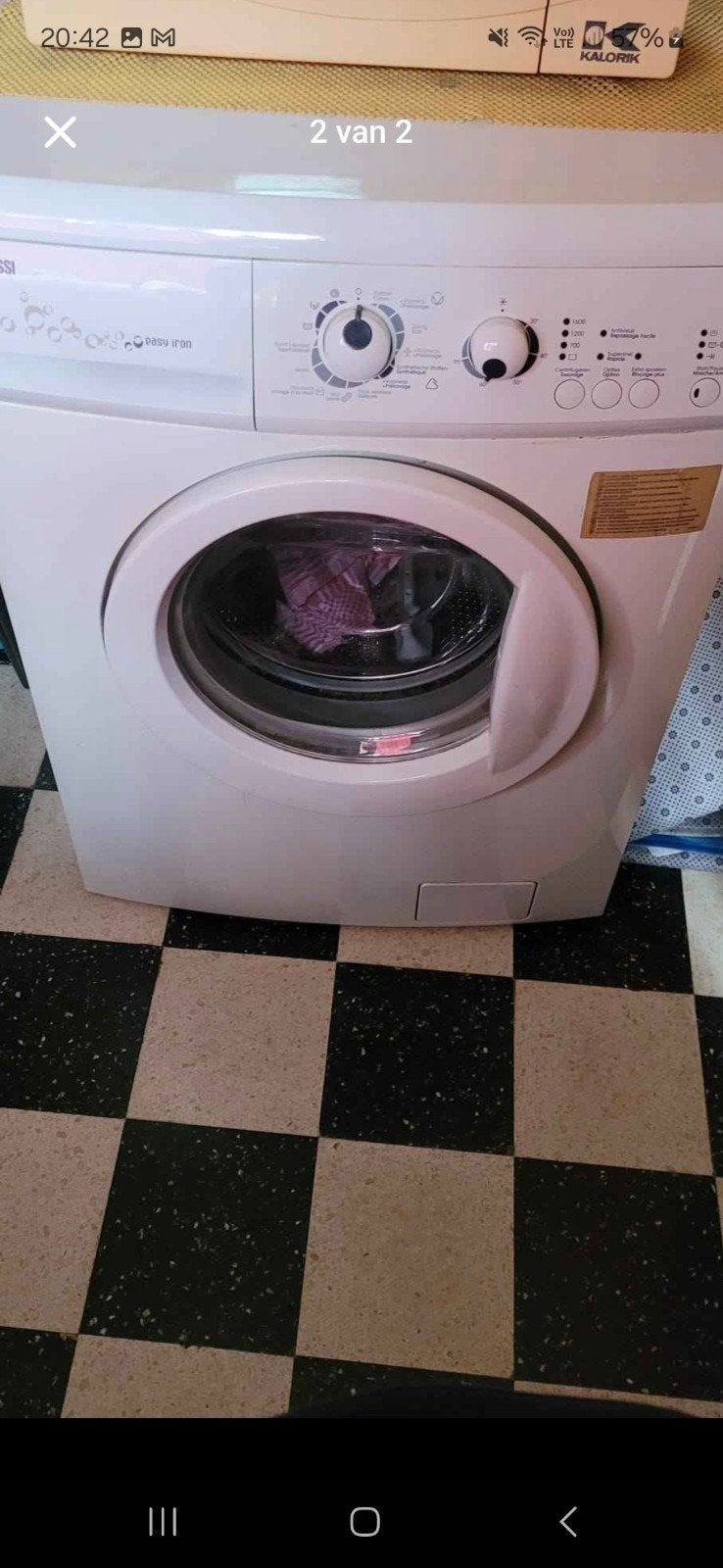 Machine à laver, Enlèvement