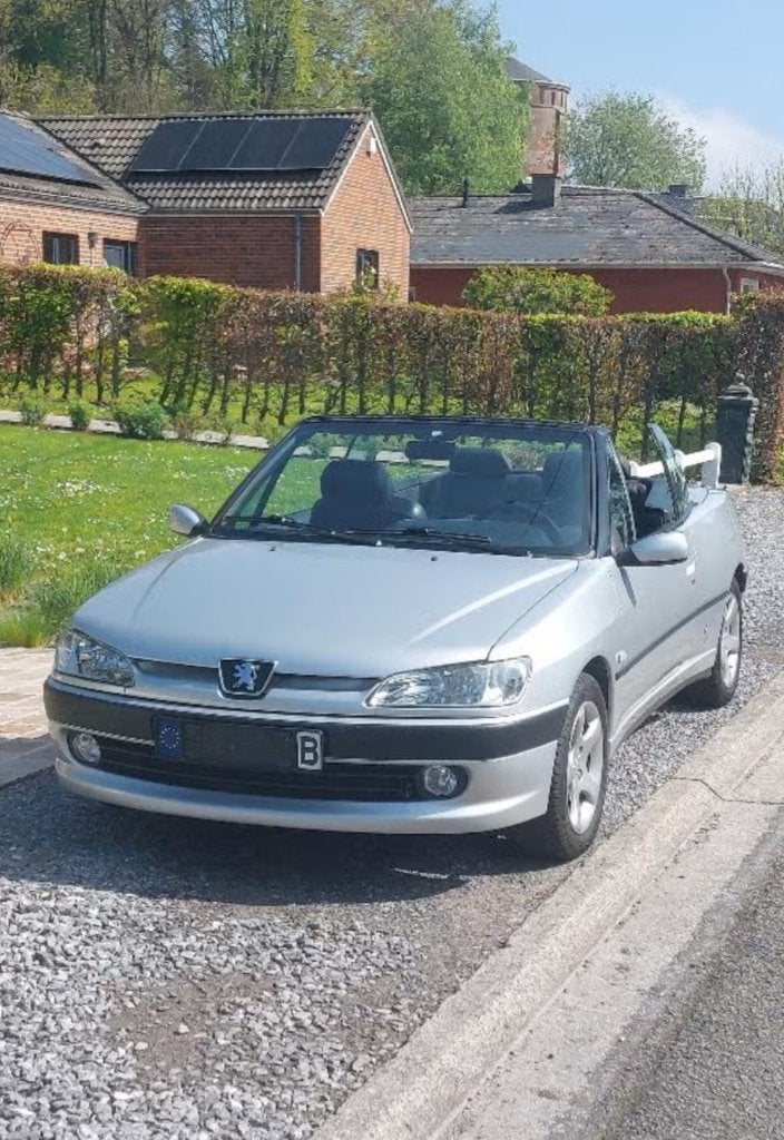 Peugeot 306 cabriolet, Auto's, Peugeot, Voorwielaandrijving, Zwart, Cabriolet, Lederen bekleding