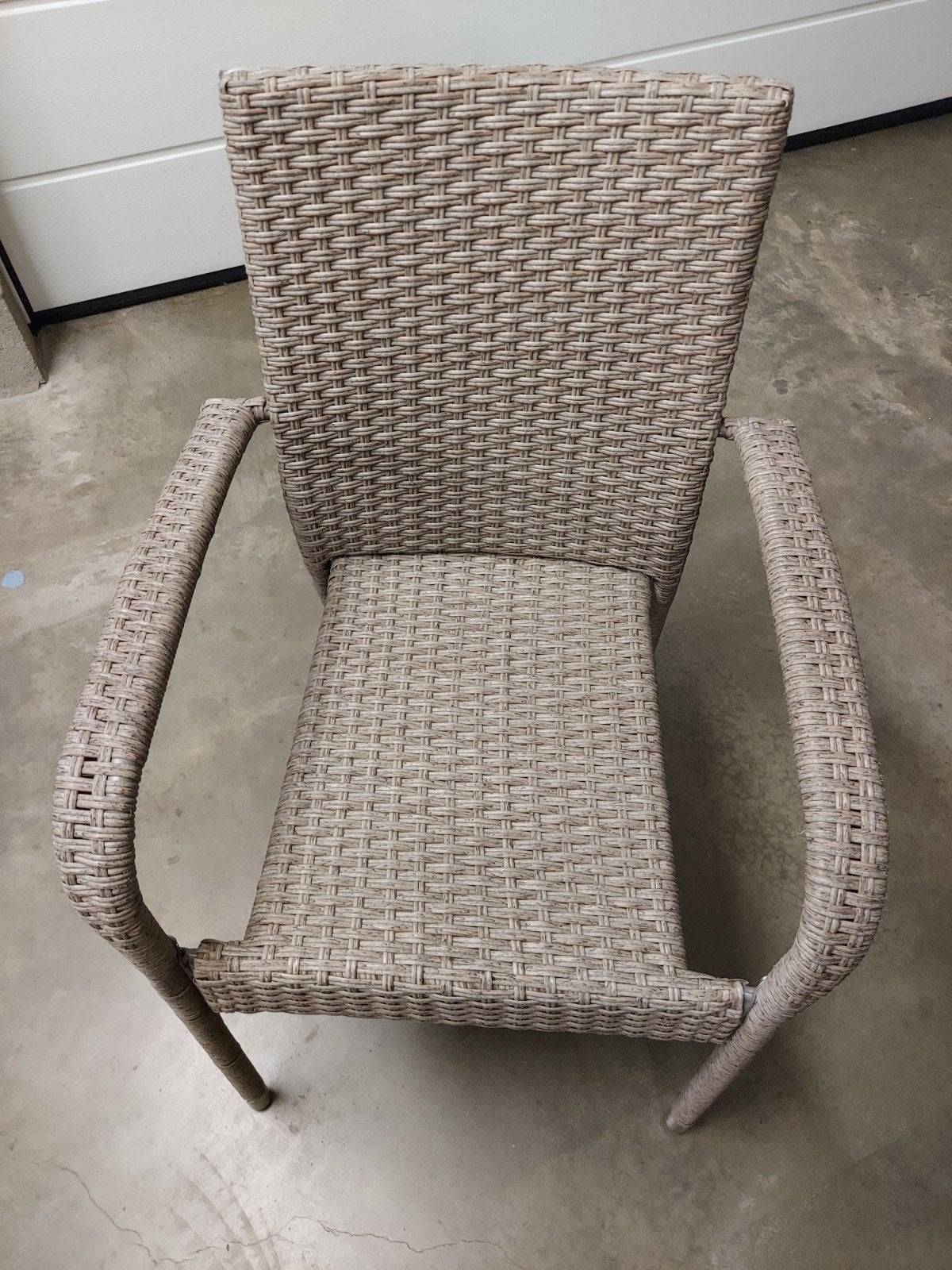 tuinstoelen 4 kopen, 3 gratis totaal 7 stuks., Ophalen, Gebruikt, Aluminium, Stapelbaar
