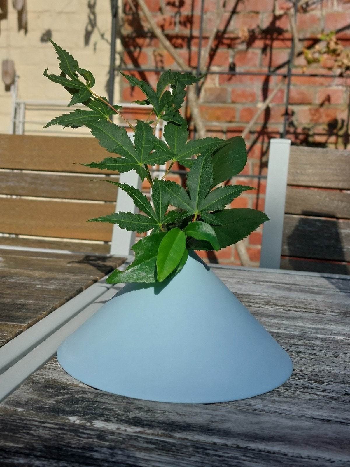 Serax Fuji vaas – lichtblauw, Ophalen, Nieuw, Blauw, Steen/keramiek