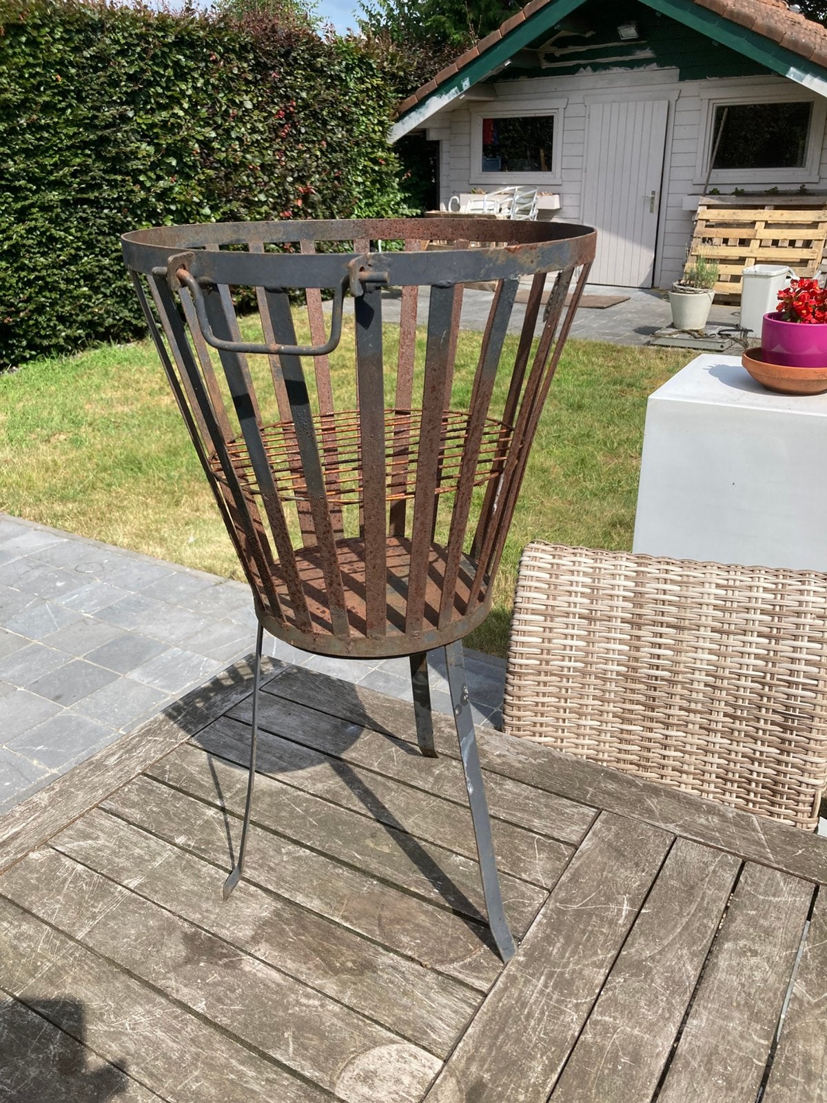 Vuurkorf, Jardin & Terrasse, Paniers de feu, Enlèvement, Utilisé, Foyer