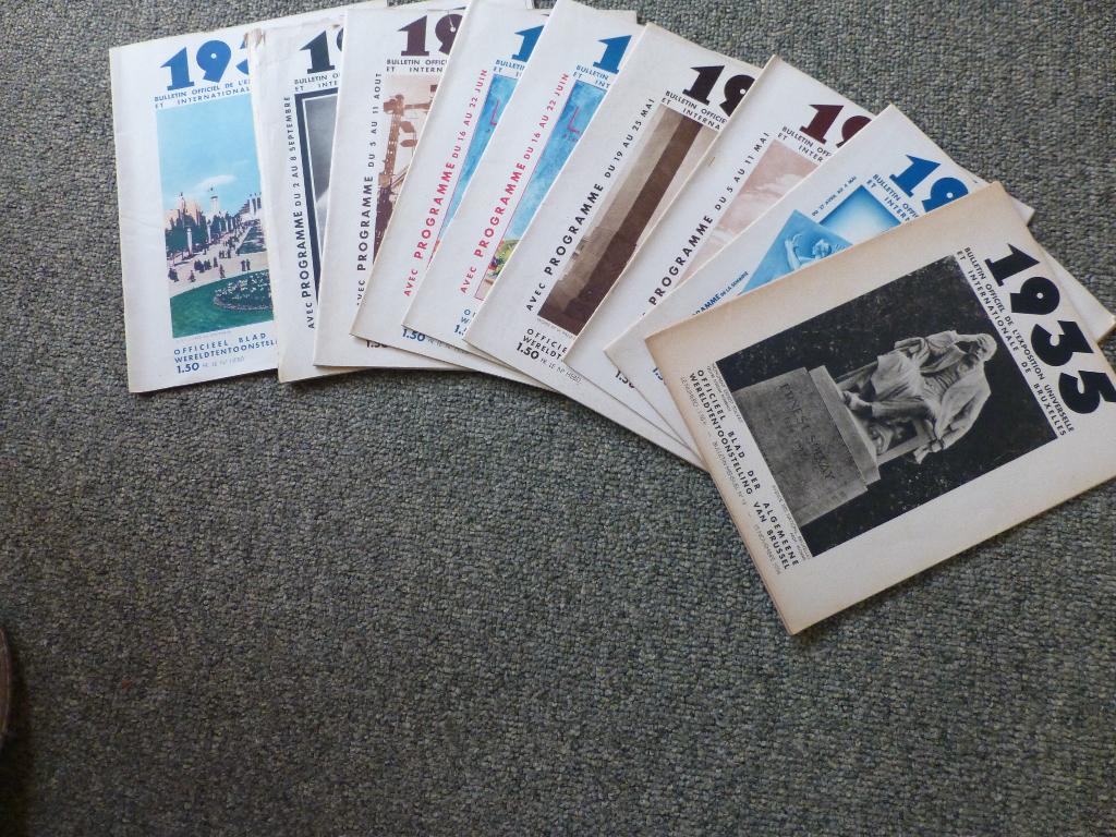 Magazine de l'Exposition universelle de 1935, Collections, Enlèvement, 1920 à 1940, Journal ou Magazine
