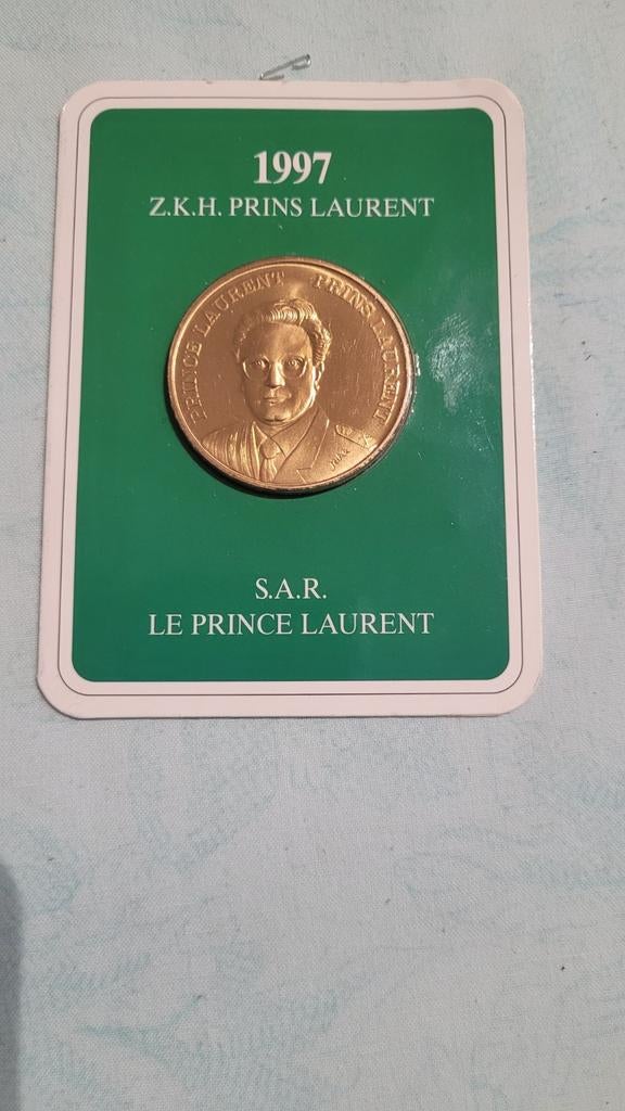 Fdc van prins Laurent, Postzegels en Munten, Munten | Amerika, Ophalen