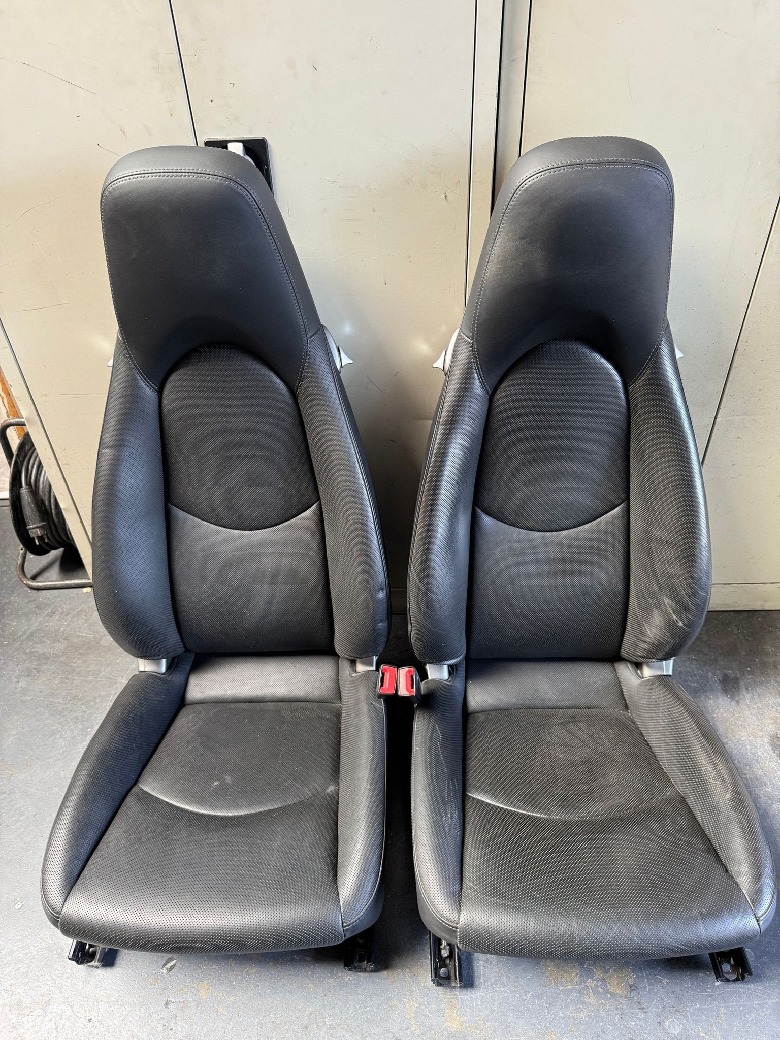 Porsche 997 zwart lederen stoelenset, Auto-onderdelen, Interieur en Bekleding, Gebruikt, -, -, Ophalen of Verzenden