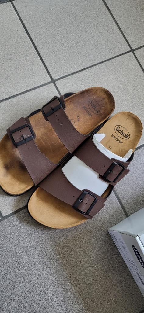Scholl pantoffels bruin, Enlèvement ou Envoi, Brun, Scholl