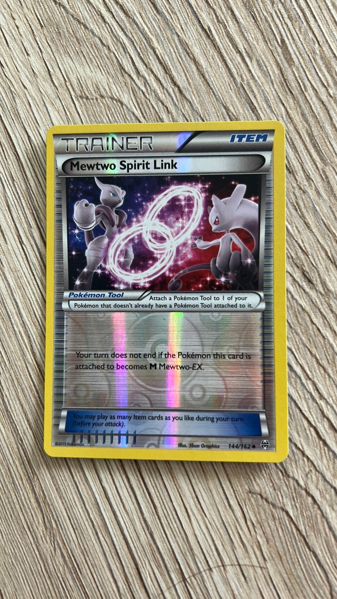 Mewtwo spirit link, Ophalen of Verzenden, Zo goed als nieuw, Losse kaart