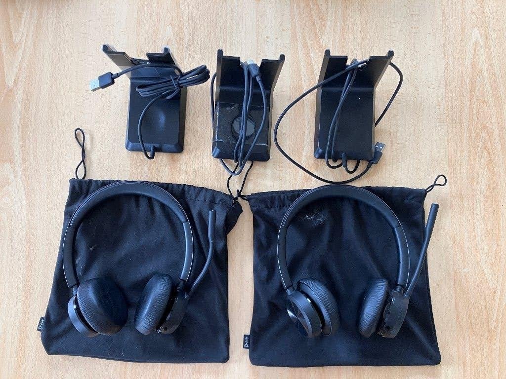 Plantronics Headset -volledig pakket bieden, Plantronics, Ophalen of Verzenden, Zo goed als nieuw, Draadloos