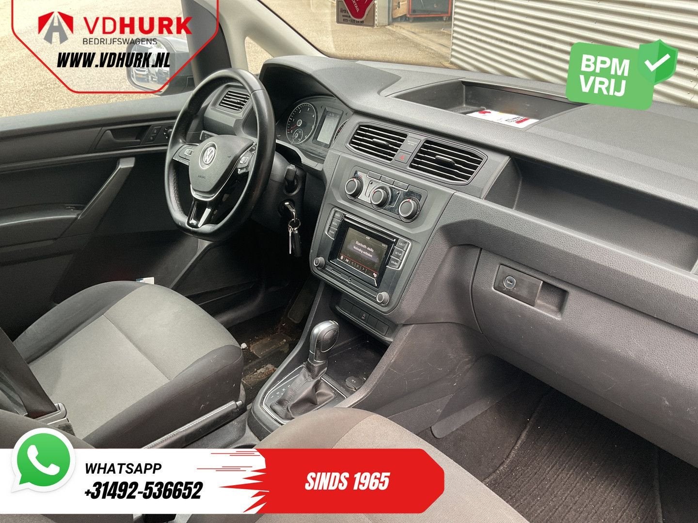 Volkswagen Caddy Maxi 2.0 TDI 100 pk DSG Aut. APK 1-'27/ Rie, Auto's, Automaat, Parkeersensor, Bedrijf, Diesel