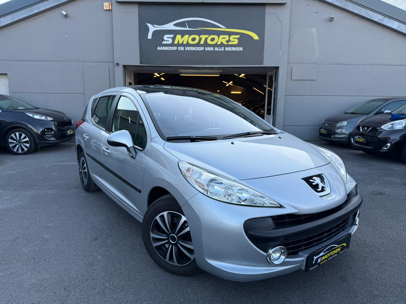 Peugeot 207 1.4i | Airco | Skyview | Keuring + Carpass |, Autos, Argent ou Gris, Achat, Entreprise, 5 portes