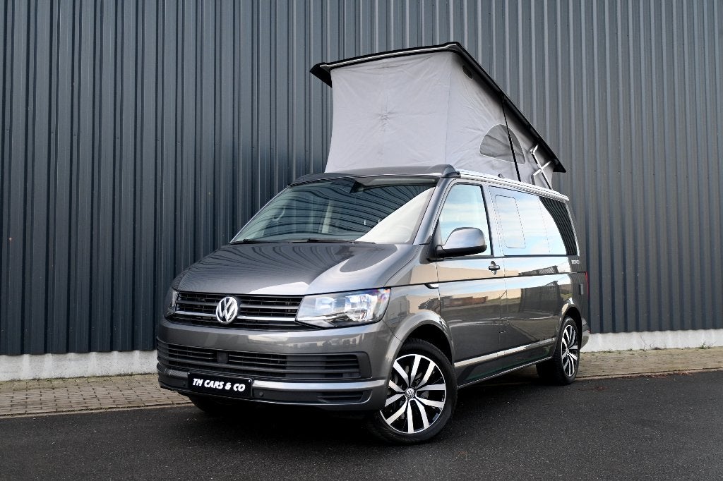 Vw T6 California Beach 205Pk-DSG-7zit-4slaap-webasto, ACC,Tr, Auto's, Monovolume, 4 cilinders, 2500 kg, Bedrijf