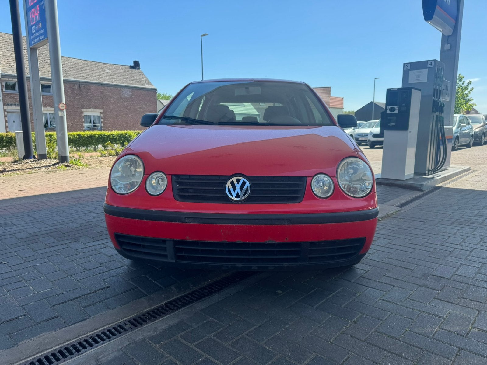 Volskwagen Polo 1.4 - ESSENCE - 243.000km - 2004, Autos, Rouge, Achat, Entreprise, Boîte manuelle