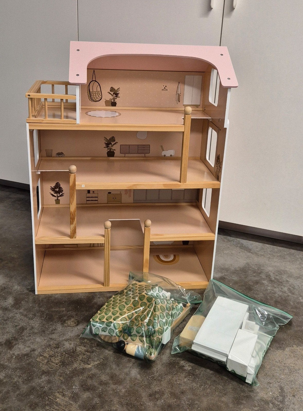 Petit Amelie poppenhuis (hout), Kinderen en Baby's, Speelgoed | Poppenhuizen, Ophalen, Poppenhuis