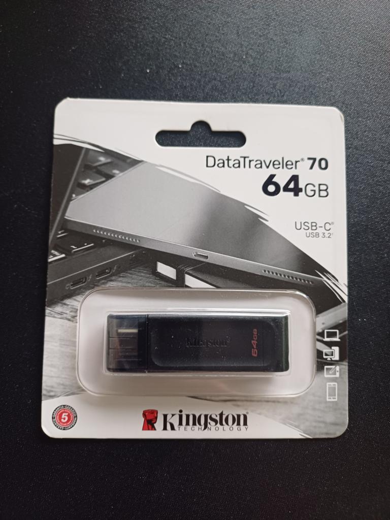 Kingston  datatraveler 64GB usb-c, Informatique & Logiciels, Clés USB, Enlèvement ou Envoi