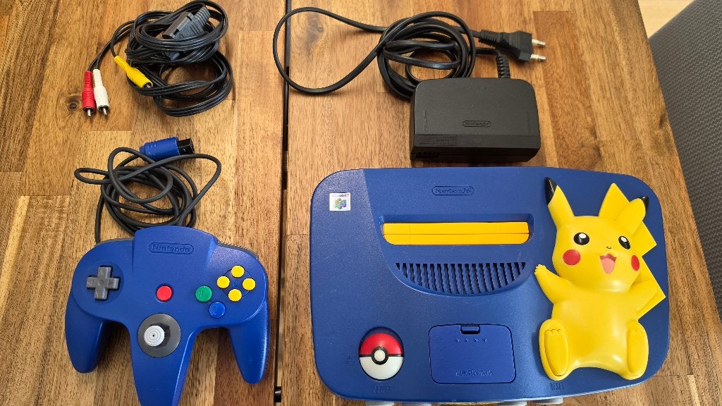 Nintendo 64 Pokémon Pikachu Edition, Ophalen, Gebruikt, Met 1 controller