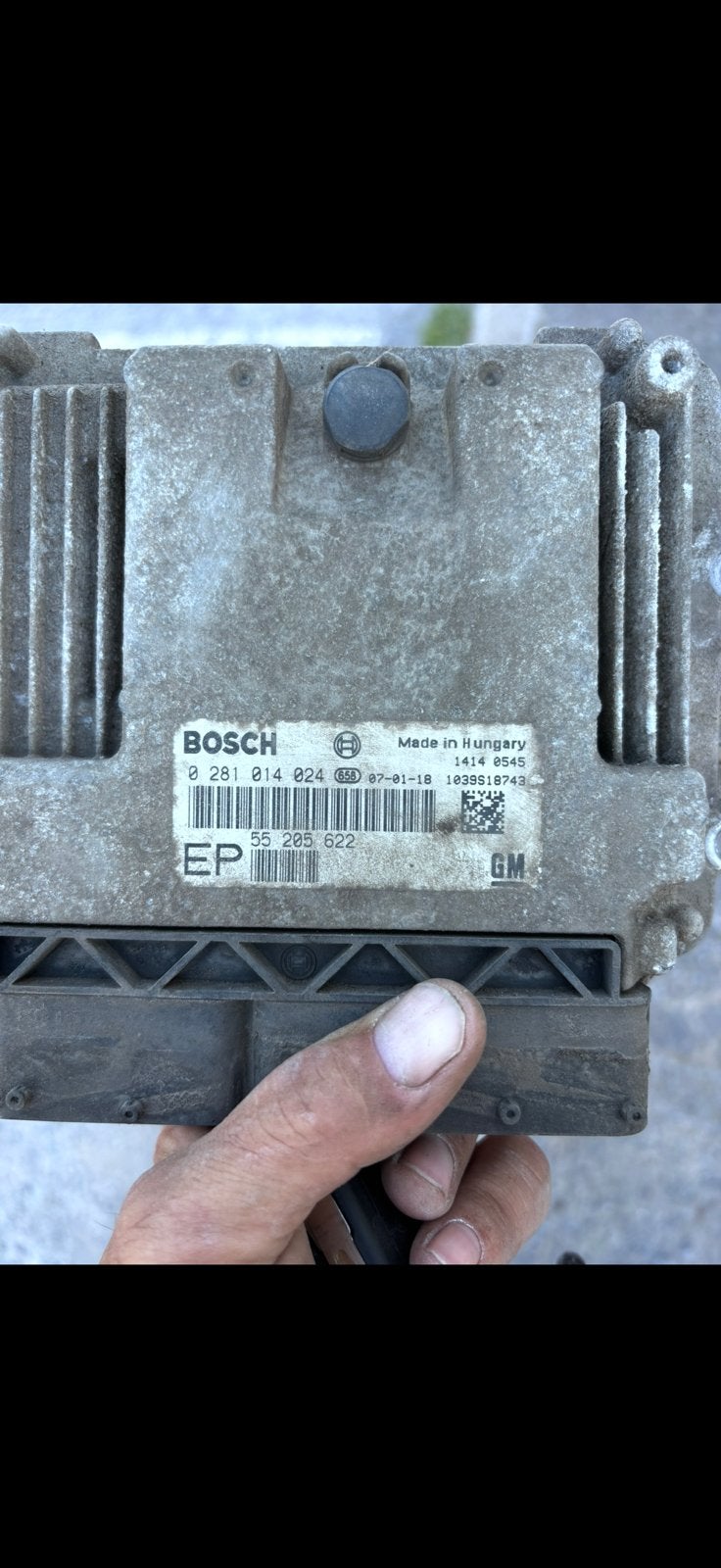 Calculateur moteur Opel Bosch Réf. GM 55205622 – 0281014024, Ophalen of Verzenden, Gebruikt, Opel