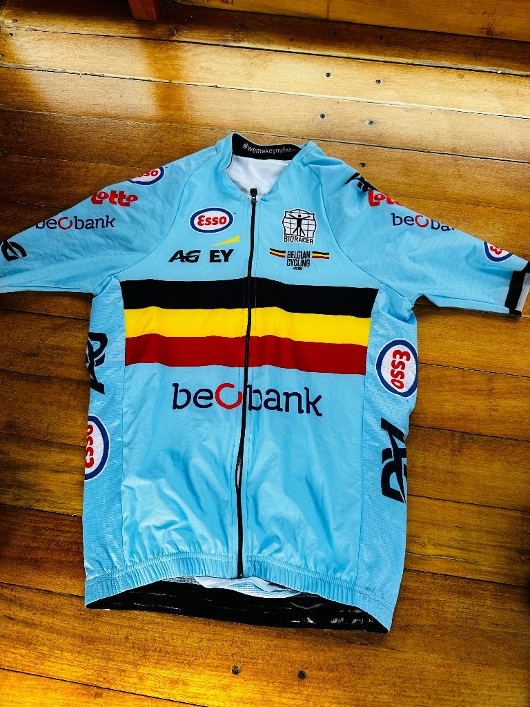 Origineel Belgian Cycling truitje Gianluca Pollefliet (M), Ophalen, M, Zo goed als nieuw, Bioracer