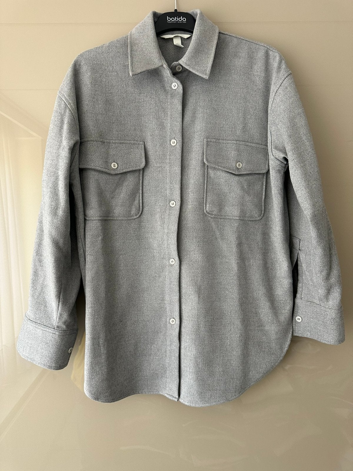 NIEUW grijs winterhemd H&M, Ophalen of Verzenden, Zo goed als nieuw, Grijs, Halswijdte 38 (S) of kleiner