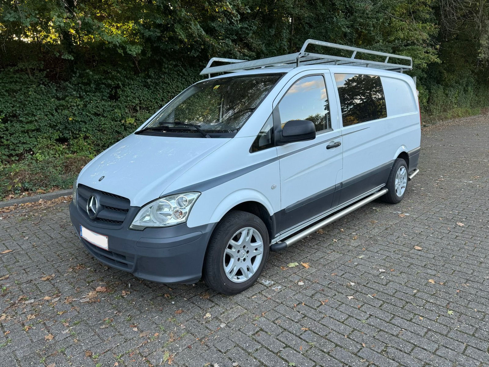 Mercedes Vito 116 CDI - L3 - 6 zitplaatsen - lichte vracht, Auto's, Achterwielaandrijving, Wit, 2090 kg, Te koop