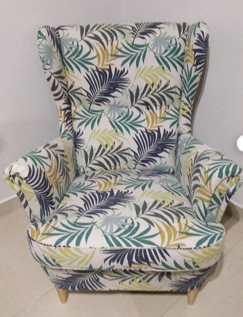 Fauteuil Ikea Strandmon avec 2 coussins, Huis en Inrichting