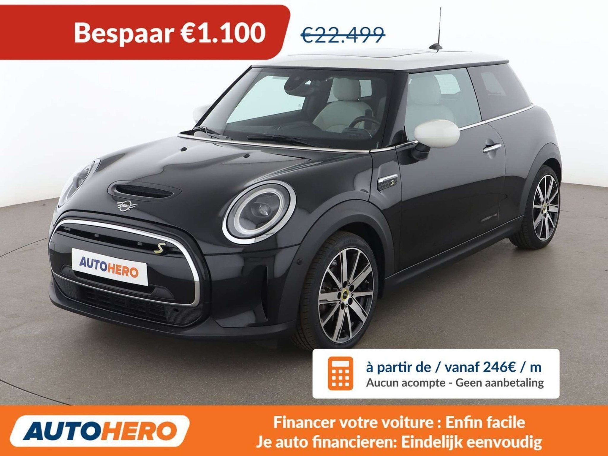 MINI Cooper SE Cooper SE Classic Trim (bj 2023, automaat), 4 zetels, Elektrisch, Lichtsensor, Te koop