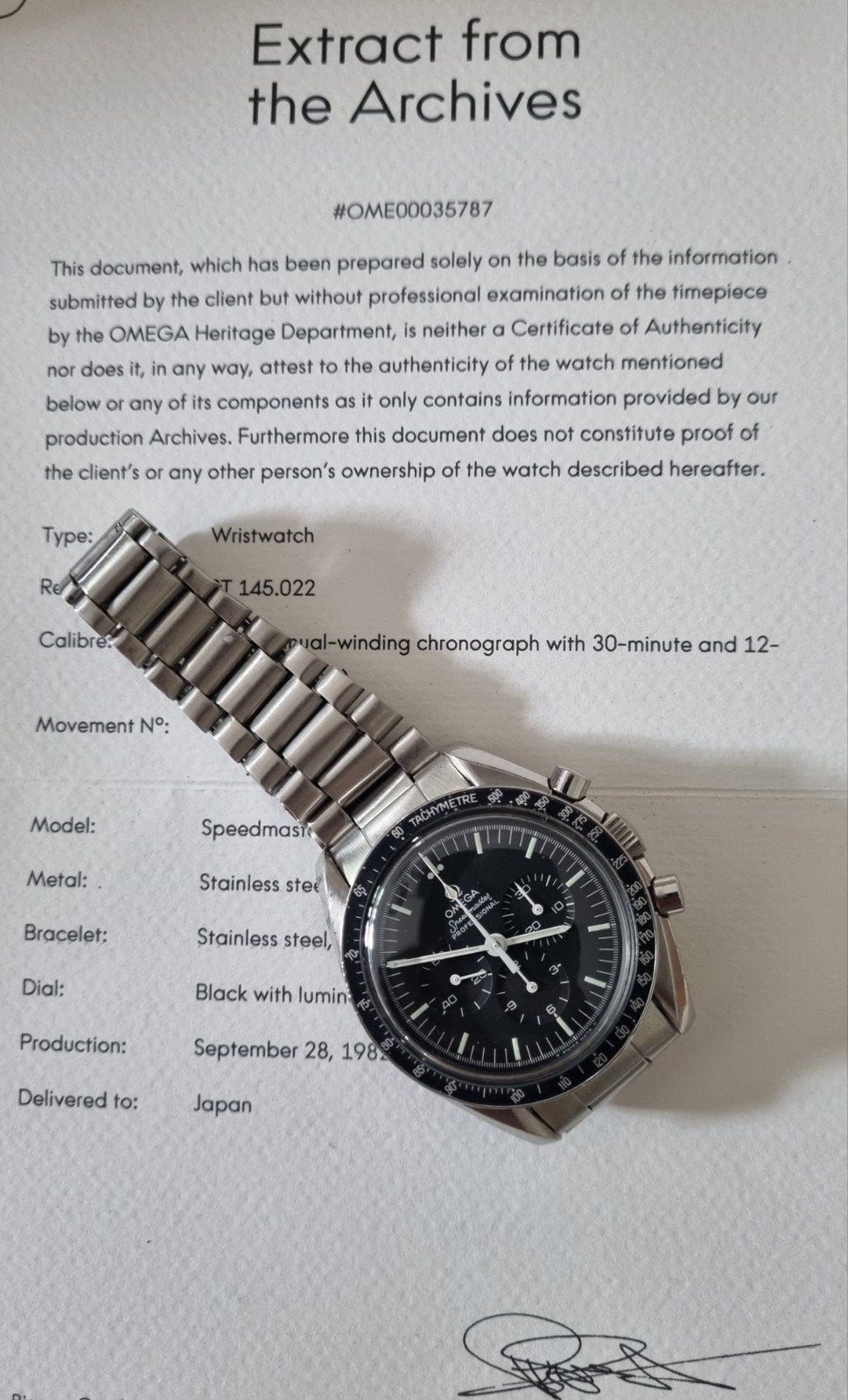 Omega Speedmaster, Montre-bracelet, Enlèvement ou Envoi, Acier, Utilisé