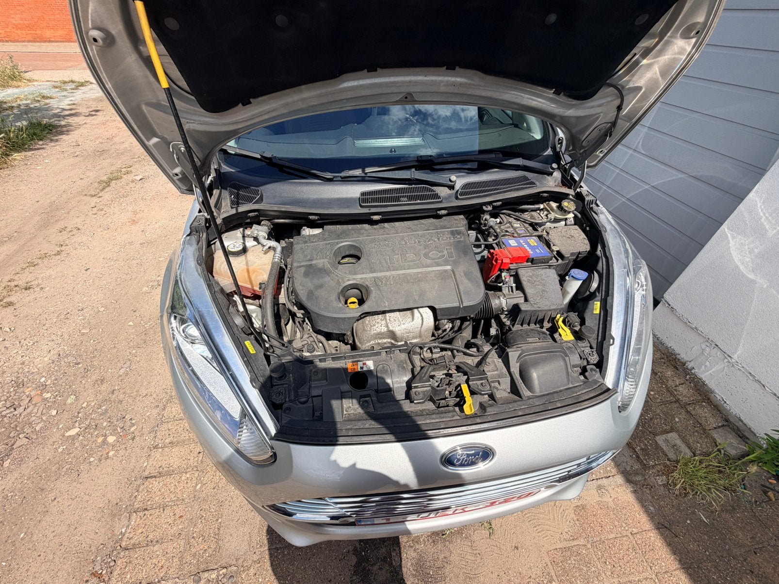 Zeer goed auto’s en 2 sleutel, Auto's, Ford, Euro 5, Stof, 1145 kg, Zwart