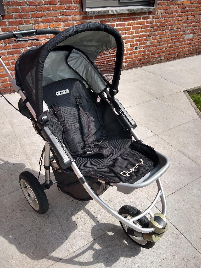 Quinny kinderwagen inclusief reiswieg en regenhoes, Quinny, Ophalen, Kinderwagen, Verstelbare duwstang