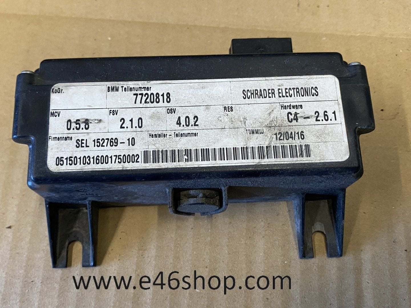 BANDENDRUK RDC MODULE BMW 65757720818 Reifendruckkontrolle, Gebruikt, -, -, Ophalen of Verzenden