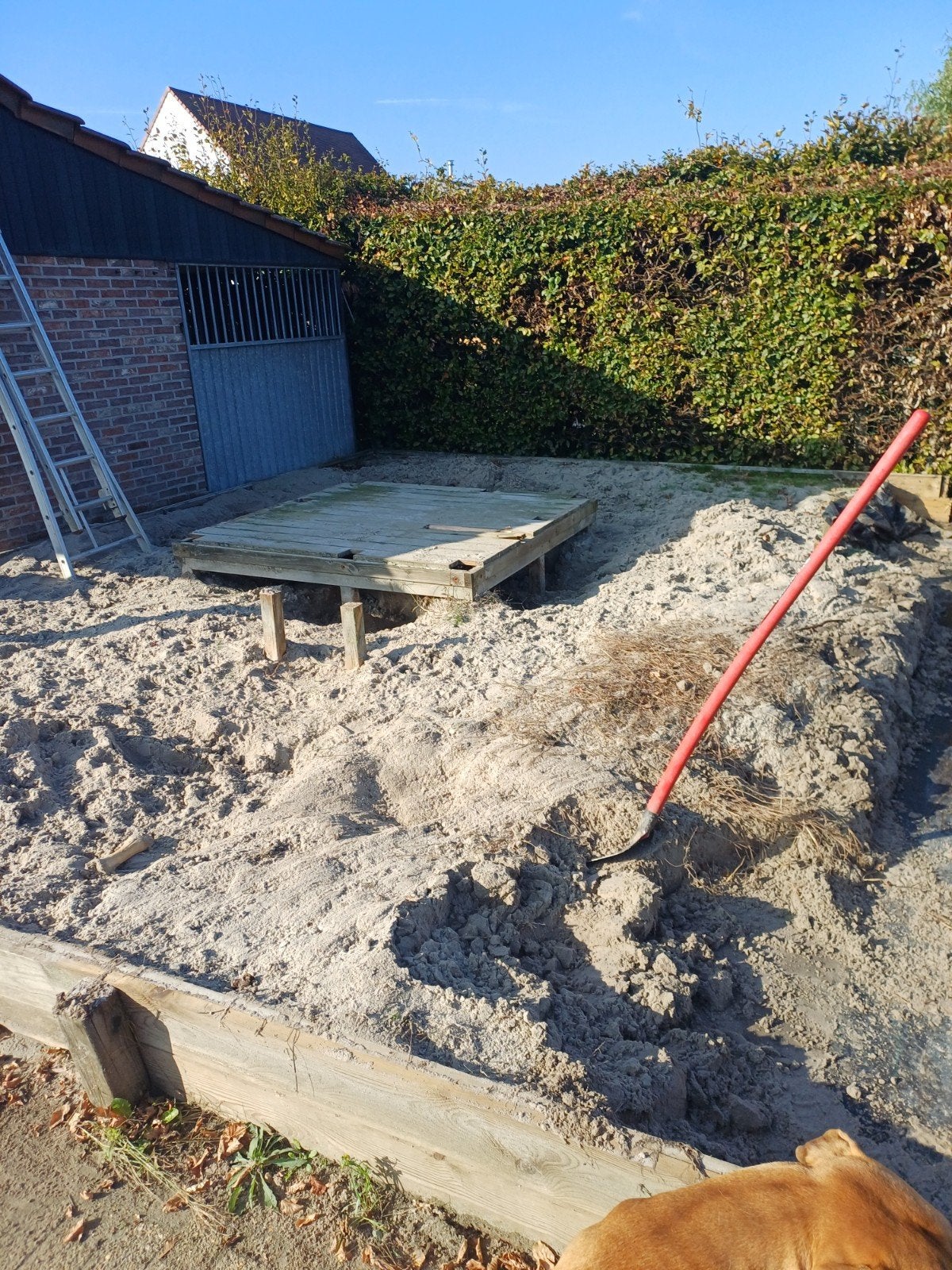 with zand, Ophalen