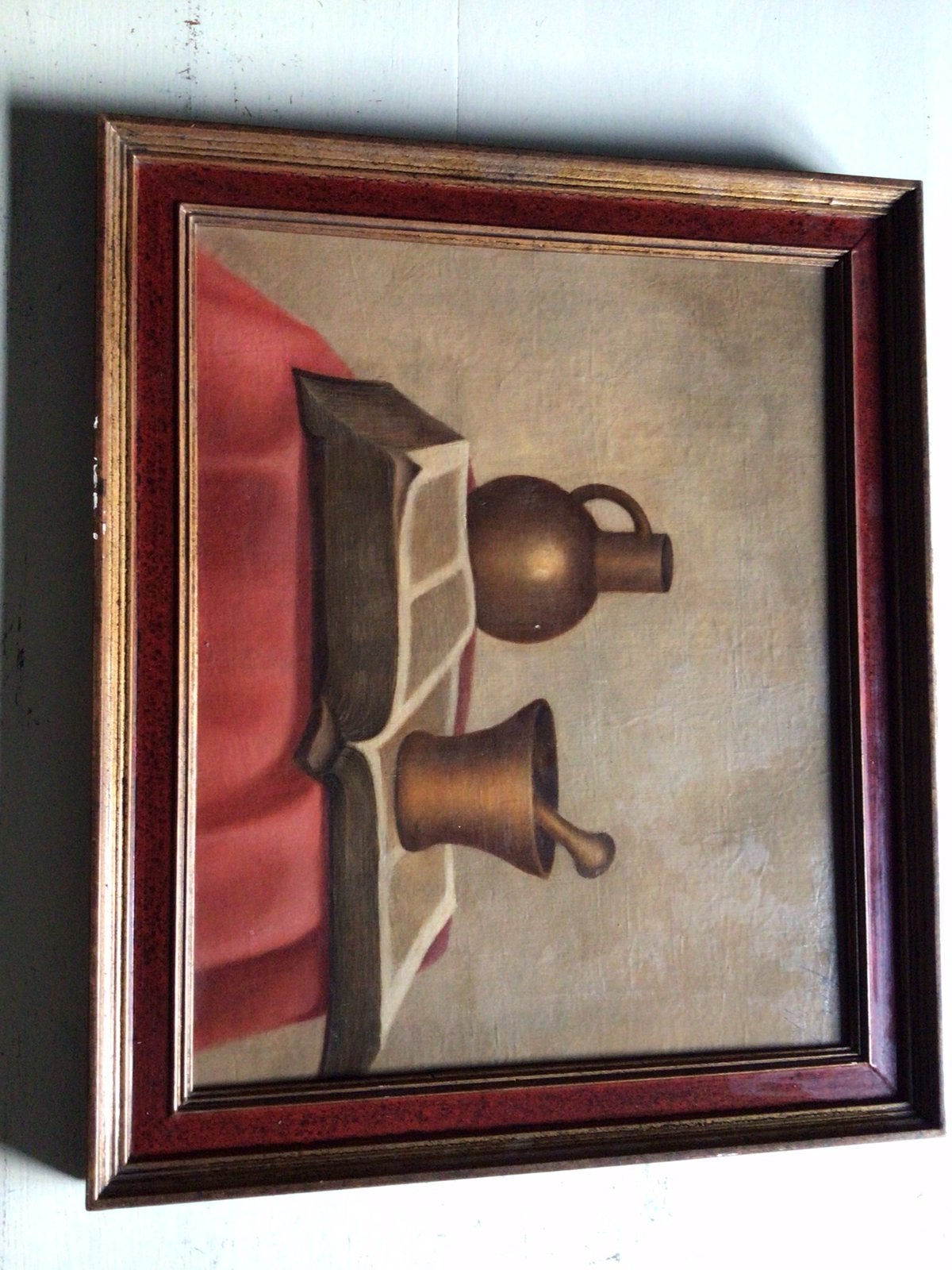 Schilderij stilleven, Enlèvement, Nature morte, Toile