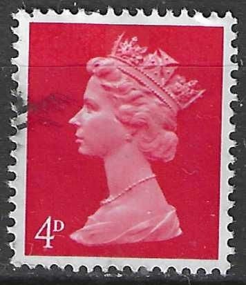 Grande-Bretagne 1967/1970 - Yvert 476 - Elisabeth II (ST), Timbres & Monnaies, Envoi, Affranchi