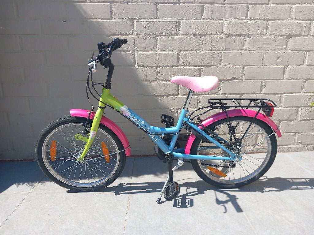 Kinder fiets, Vélos & Vélomoteurs, Vélos | Filles, Vitesses, Frein à rétropédalage, Utilisé, 20 pouces