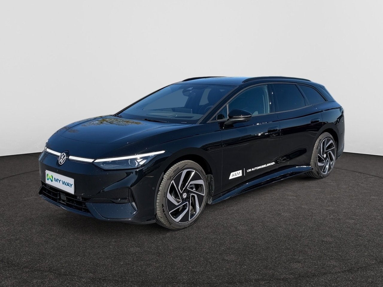 Volkswagen ID.7 Tourer PRO BUSINESS SPORT - 77 KWH - 286 PK, Automaat, Zwart, Elektrisch, Break