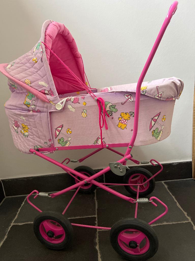 Poppenwagen, Ophalen, Gebruikt