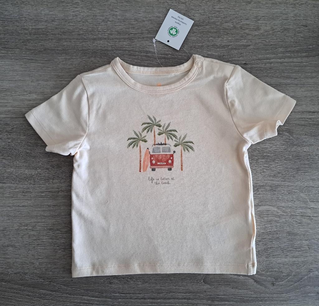 Nieuw t-shirt korte mouwen maat 74, Nieuw, Ophalen of Verzenden, JBC., Jongetje
