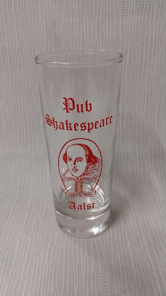 Longdrinkglas Pub Shakespeare Aalst, Ophalen of Verzenden, Gebruikt, Gebruiksvoorwerp