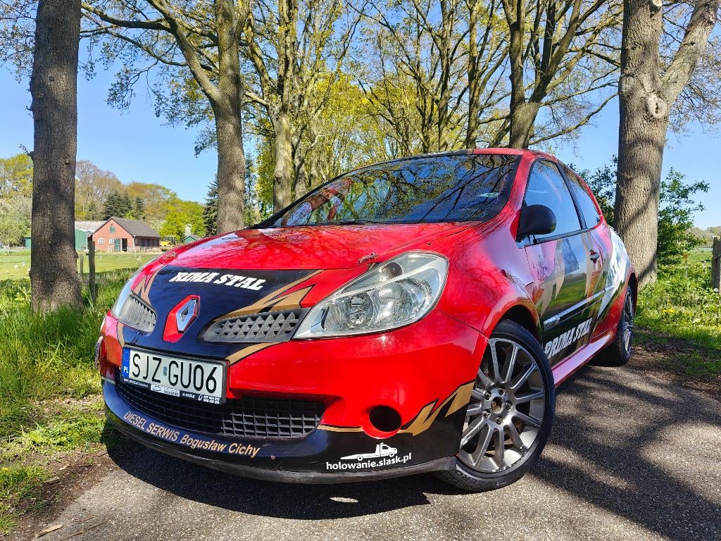Renault Clio 2.0-16V RS F1 | Rallye | Arceau de sécurité, Rouge, 1160 kg, 2 places, Boîte manuelle