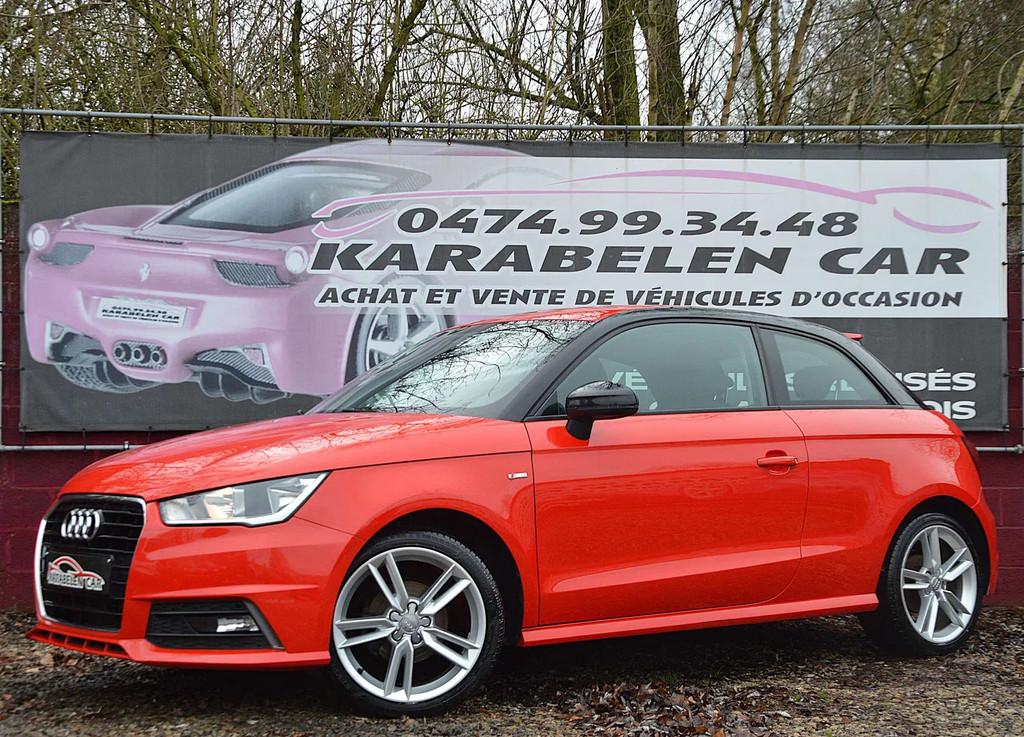 Audi A1 1.6TDi Ambition S line CRUIS CLIM 140.782KM, Auto's, Stof, 4 cilinders, Startonderbreker, Bedrijf
