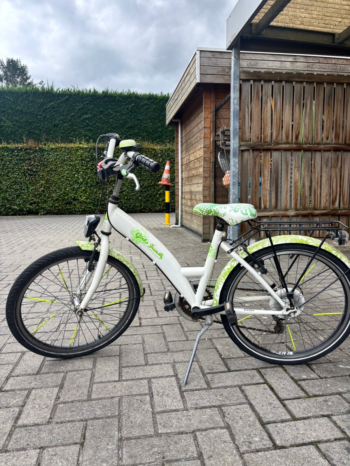 Meisjesfiets 8 jaar, Fietsen en Brommers, Ophalen, Gebruikt
