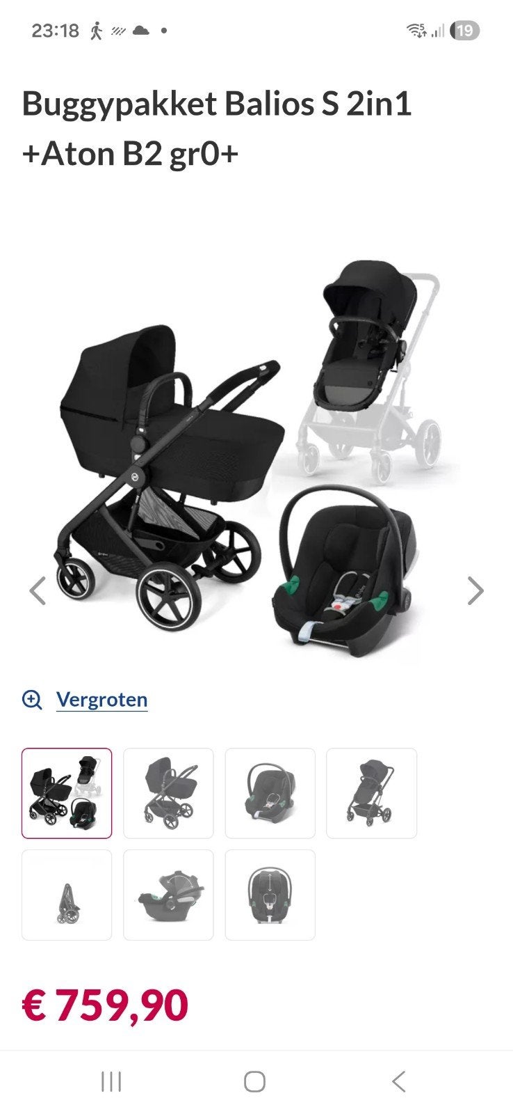 Buggy set, Enlèvement