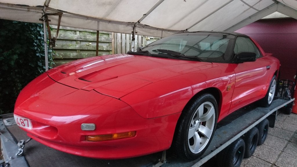 96 Pontiac Firebird 3.4 autom (opmaak of afbraak) Démolition, Autos, Cuir, Achat, Noir, 2 portes