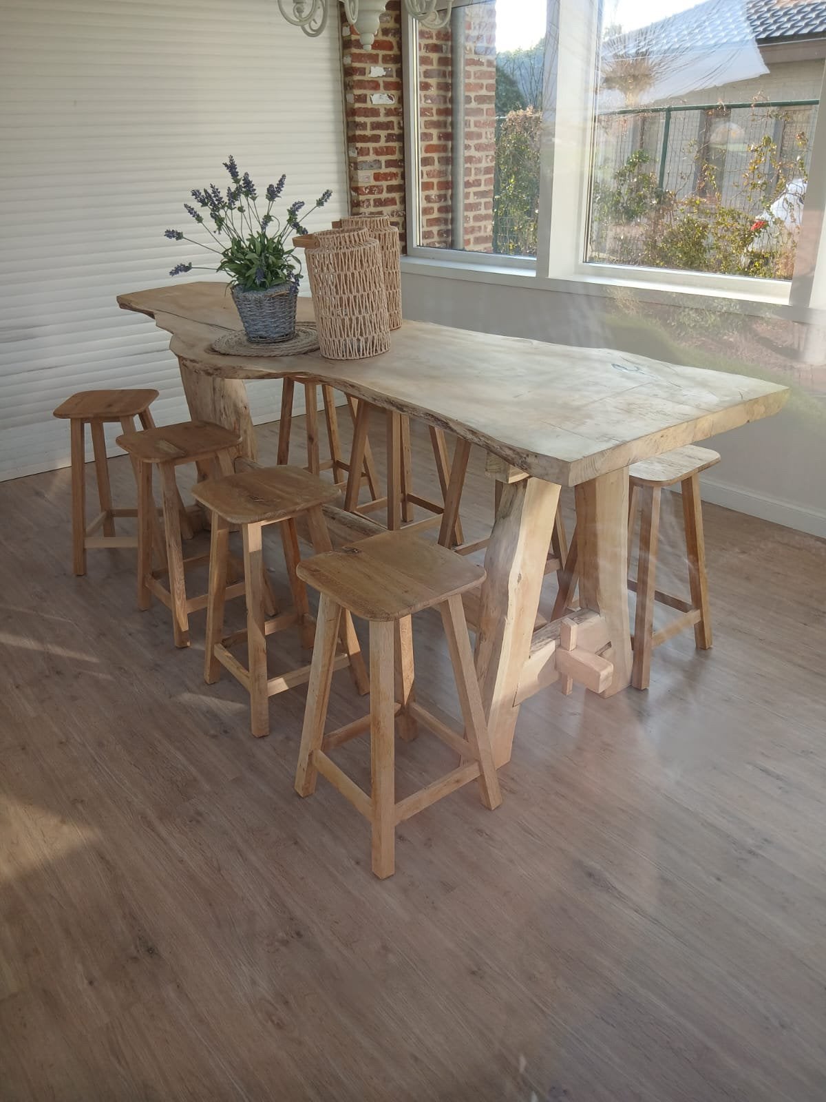 Bartafel met barkrukken, Ophalen, Zo goed als nieuw