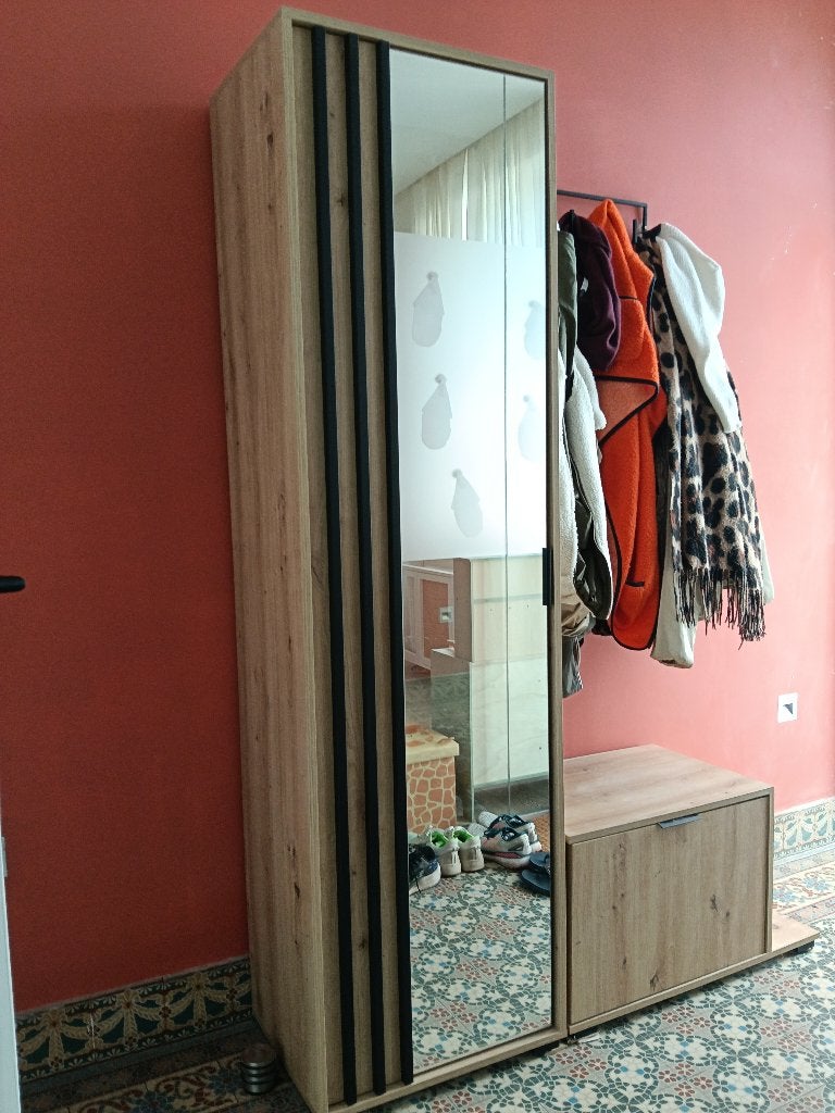 Meuble d'entrée, 25 à 50 cm, Comme neuf, 100 à 150 cm, Chêne
