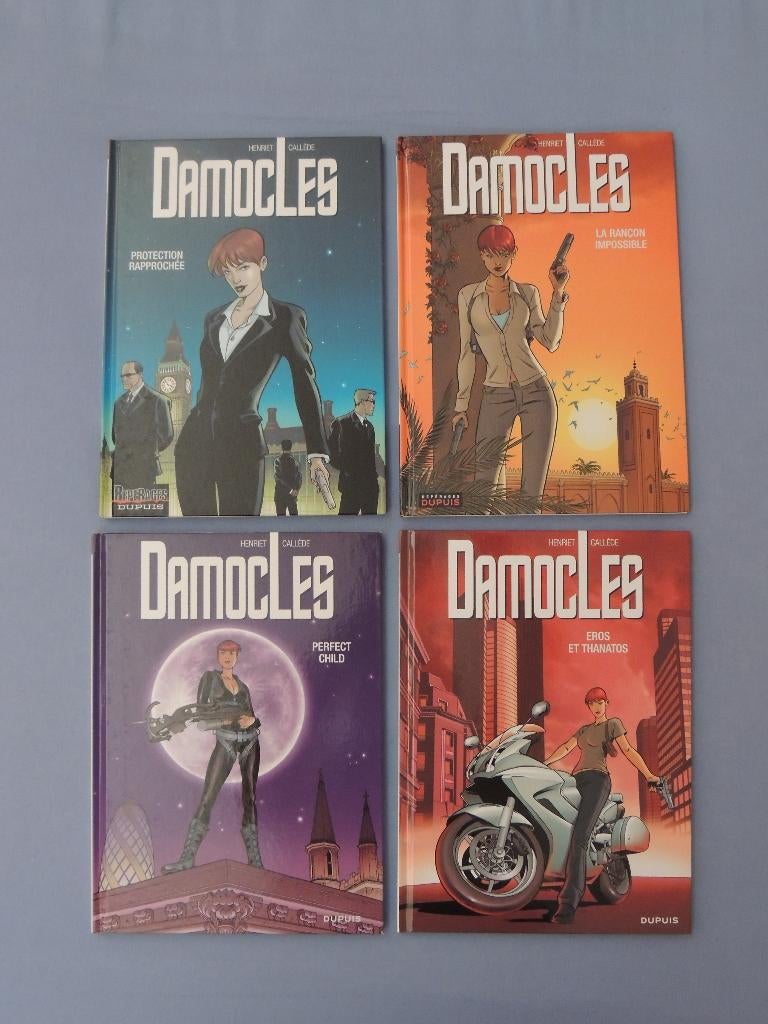 Damoclès Série complète 4 tomes EO, Enlèvement ou Envoi, Joël Callède, Série complète ou Série, Comme neuf
