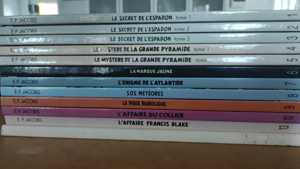 Collection Blake et Mortimer (partielle), Série complète ou Série, Enlèvement, Utilisé, Edgar P. Jacobs et al.