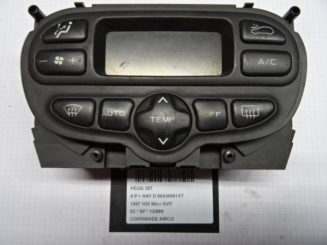 PANNEAU DE COMMANDE CLIMATISATION Peugeot 307 (3A / C/D), Autos : Pièces & Accessoires, Kontakt-peugeot@peugeot.com, Utilisé, Peugeot Deutschland GmbH