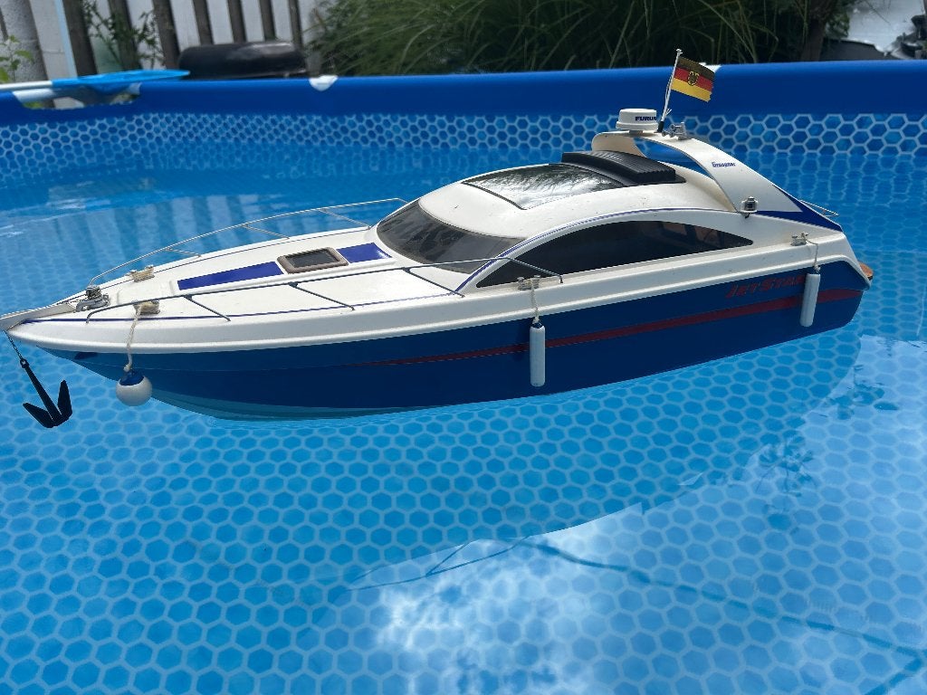GRAUPNER jet star, Hobby & Loisirs créatifs, Modélisme | Bateaux & Navires, Enlèvement, Comme neuf, 1:32 à 1:50, Autres marques