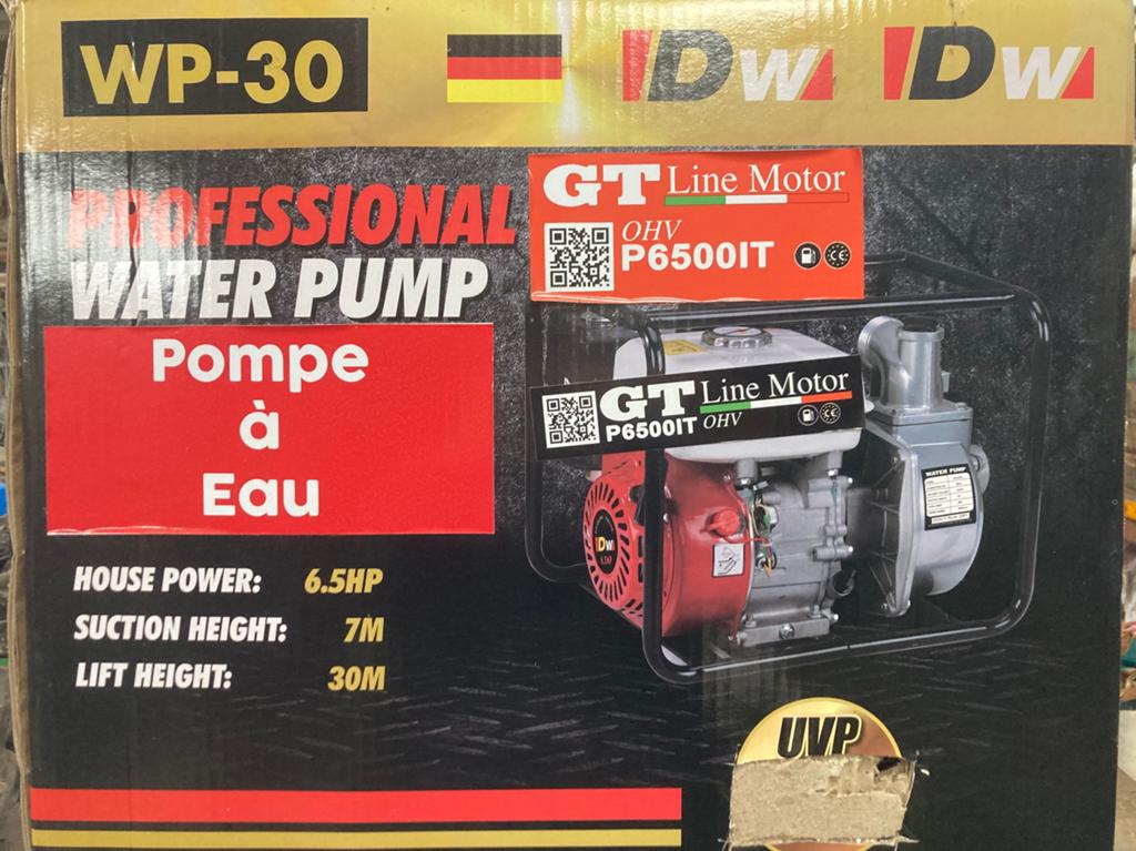 Pompe à eau, Ophalen, Nieuw